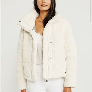 Mini Sherpa puffer jacket from Abercrombie